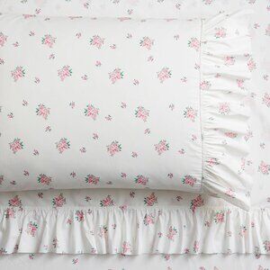 LoveShackFancy x Pottery Barn Antoinette Ruffle Twin / Twin XL Sheet Set Floral